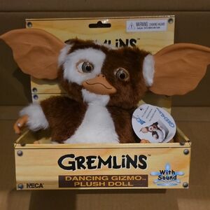 NECA Gremlins Dancing Gizmo Plush Doll - Brown and White
